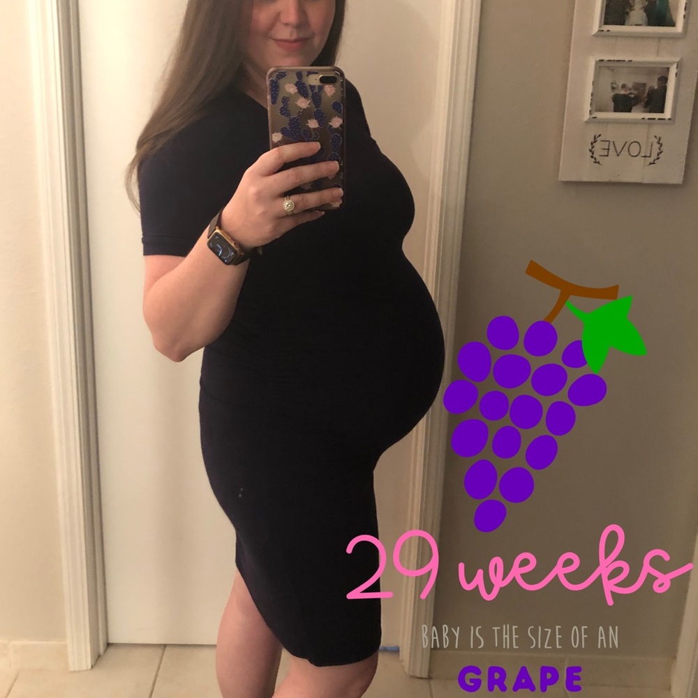 Musidora Side Rush Maternity Dress